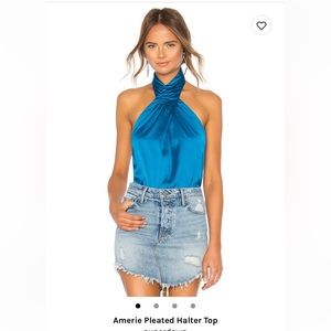 Amerie Pleated Halter Top